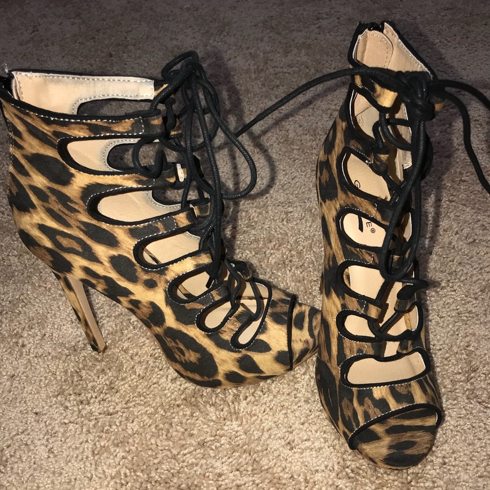 New Leopard heels